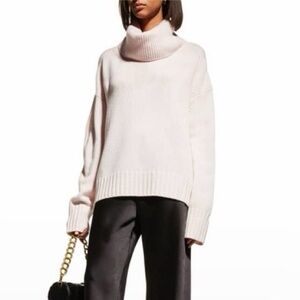 Lisa Yang cashmere Luca sweater in soft pink